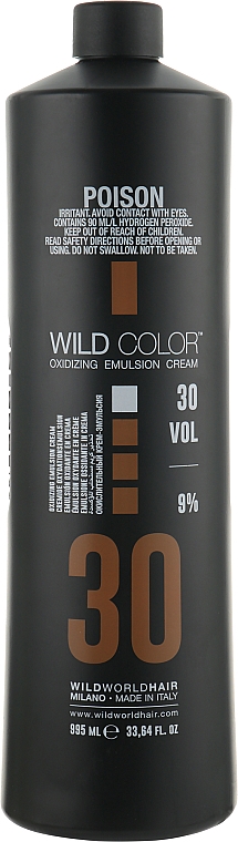 Окислювальна емульсія 9% - Wild Color Oxidizing Emulsion Cream VOL30 — фото N1
