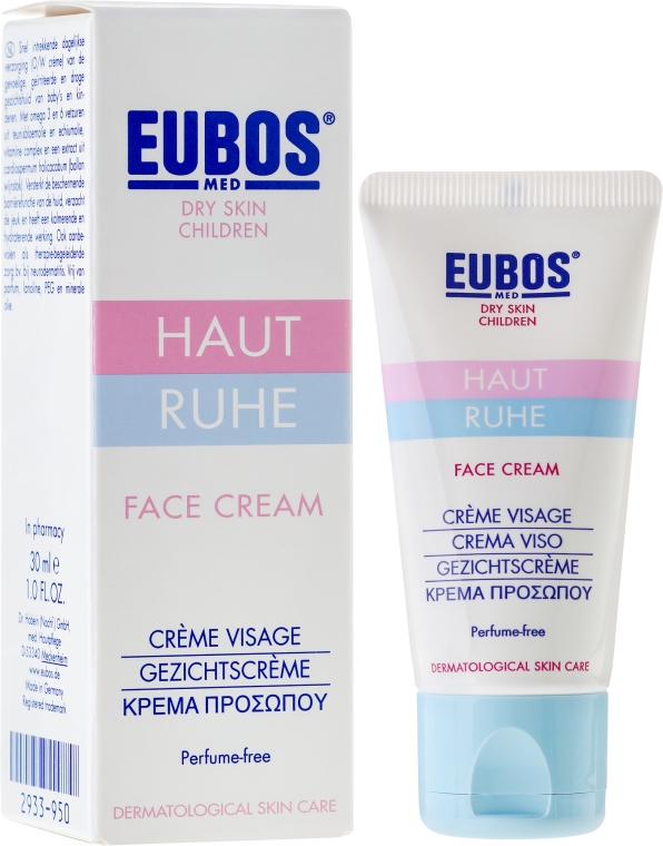 Крем для обличчя, дитячий - Eubos Med Dry Skin Children Face Cream — фото N1