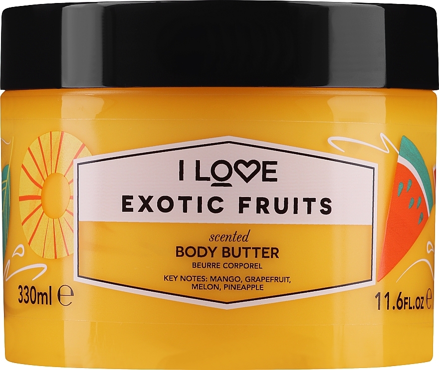 Масло для тіла "Екзотичні фрукти" - I Love Exotic Fruits Body Butter — фото N1
