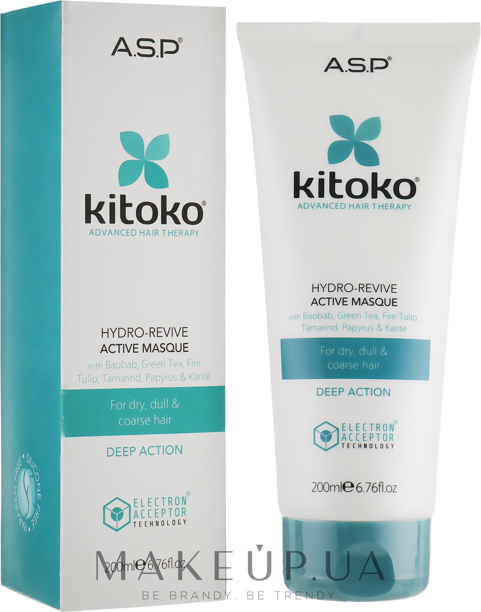 Маска для сухих волос - ASP Kitoko Hydro Revive Active Masque — фото 200ml