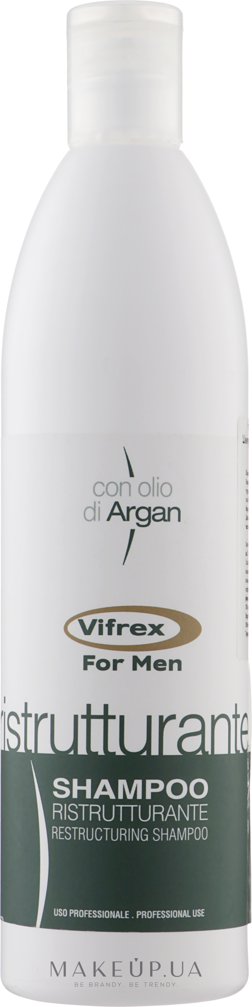 Шампунь для укрепления и восстановления волос с аргановым маслом - Punti Di Vista Vifrex Restructuring Shampoo — фото 500ml