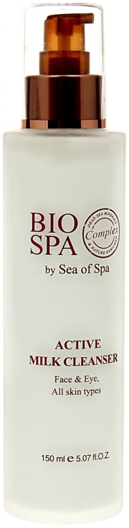 Очищуюче молочко для обличчя та очей - Sea of Spa Bio Spa Active Milk Cleanser  — фото N7