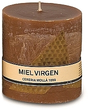 Ароматична свічка, 8 x 8 см - Cereria Molla Asturias Virgin Honey Scented Candle — фото N1