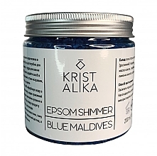 Парфумерія, косметика Органічний шимер з епсом сіллю для ванн - Kristalika Blue Maldives