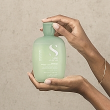 Успокаивающий мицеллярный шампунь - Alfaparf Semi Di Lino Scalp Relief Calming Micellar Low Shampoo — фото N3
