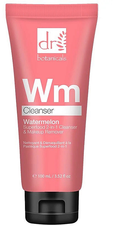 Очищающее средство для снятия макияжа - Dr. Botanicals Watermelon Superfood 2-in-1 Cleanser & Makeup Remover — фото N3