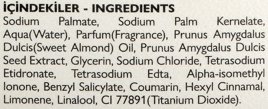 Натуральное увлажняющее мыло для волос, лица и тела с маслом и сладким экстрактом миндаля - Thalia — фото N2
