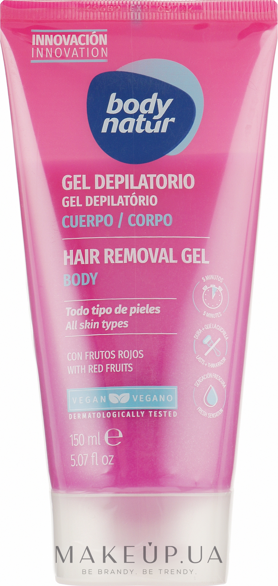 Гель для депіляції - Body Natur Hair Removal Gel — фото 150ml