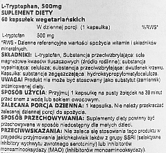 Харчові добавки - Jarrow Formulas L-Tryptophan 500mg — фото N2