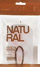 Мочалка массажная, целлюлоза-полиуретан - Suavipiel Natural Vegetal Massage Sponge — фото N1