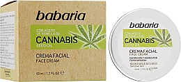 Крем для лица с маслом конопли - Babaria Cannabis Seed Oil Face Cream — фото N1