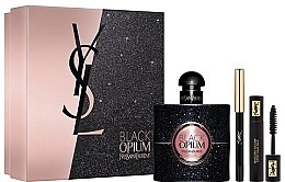 Парфумерія, косметика Yves Saint Laurent Black Opium - Набір (edp/50ml + mascara/2ml + eye/pencil/0,8g)