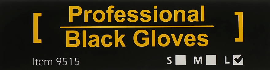 Перчатки из латекса "Professional Black", большие - Comair — фото N2
