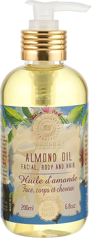 Масло "Миндальное" - Saules Fabrika Almond Oil — фото N1