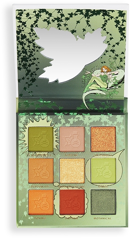 Палетка теней для век - Makeup Revolution X DC Poison Ivy Botanical Beauty Palette — фото N1