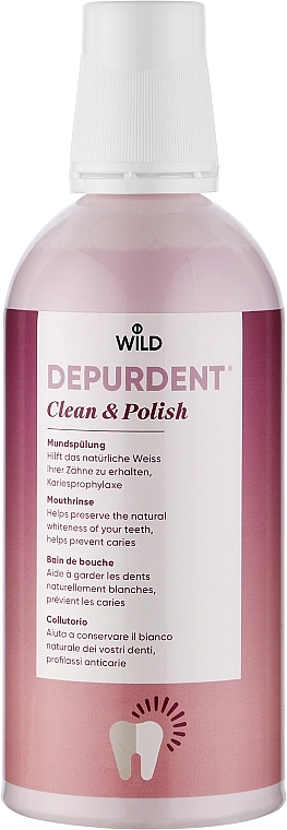 Ополаскиватель для полости рта "Очищение и полировка" - Dr. Wild Depurdent Clean&Polish Mouthrinse — фото N4