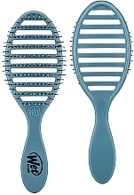 Расческа для волос - Wet Brush Terrain Textures Speed Dry Artic Blue — фото N3