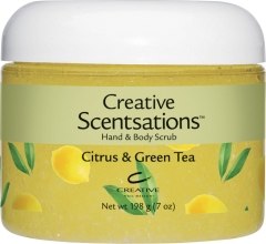 Парфумерія, косметика Скраб для рук і тіла - CND Hand and Body Scentsations Citrus & Green Tea Scrub 