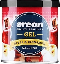 Парфумерія, косметика Ароматизований гель для повітря "Яблуко і кориця" - Areon Gel Can Apple & Cinnamon