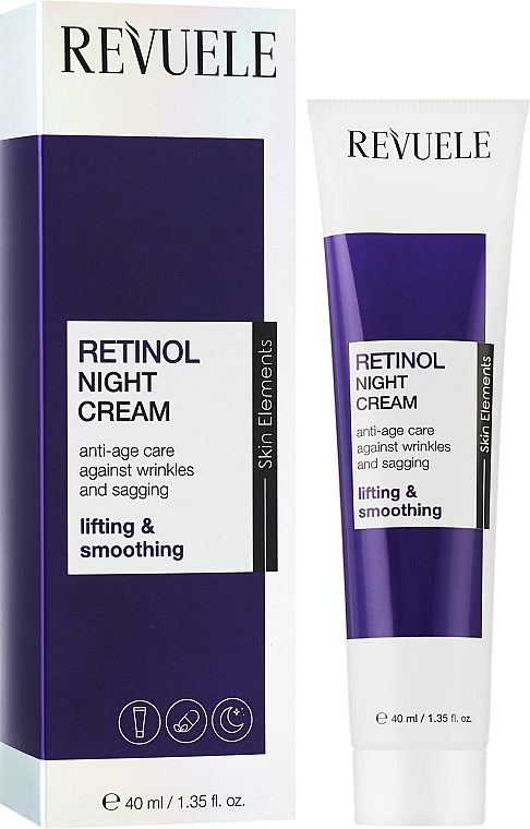 Нічний крем для обличчя з ретинолом - Revuele Retinol Night Cream — фото N2