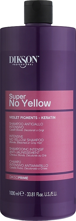 Шампунь для нейтралізації жовтизни - Dikson Super No-Yellow Shampoo — фото N2
