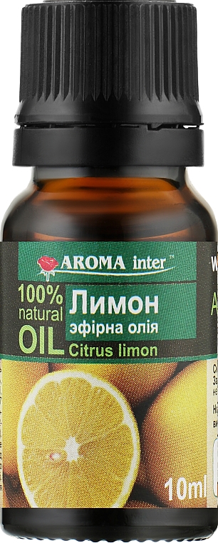 Ефірна олія "Лимон" - Aroma Inter — фото N3