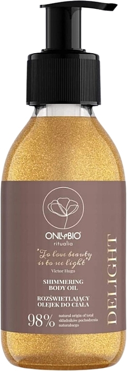 Масло для тела с эффектом сияния - Only Bio Ritualia Delight Shimmering Body Oil — фото N1