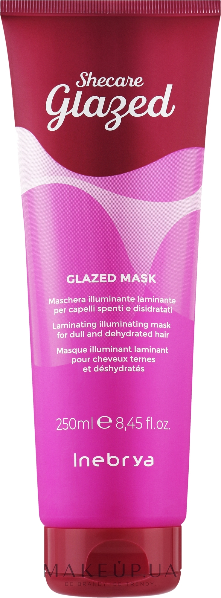 Маска для блеска волос с эффектом глазирования - Inebrya Shecare Glazed Mask — фото 250ml