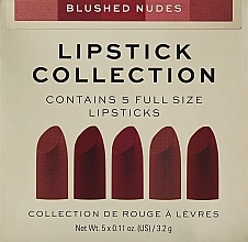 Набор из 5 помад для губ - Revolution Pro Lipstick Collection Blushed Nudes — фото N1