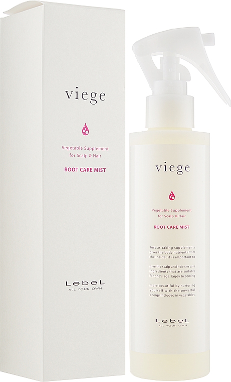 Спрей для зміцнення коренів волосся  - Lebel Viege Root Care Mist — фото N2