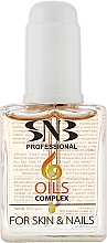 Комплекс 6 масел для кожи рук и ногтей - SNB Professional Oils Complex for Hands and Nails — фото N1