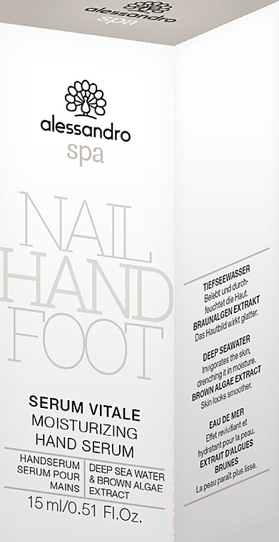 Сироватка для рук - Alessandro International Spa Serum Vitale Moisturizing Hand Serum — фото N2