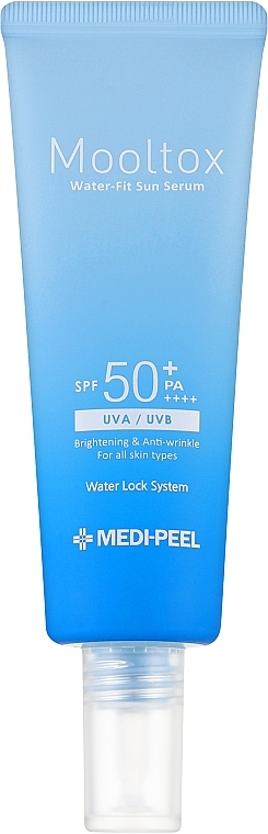 Ультраувлажняющая сыворотка для лица - Medi Peel Aqua Mooltox Water-Fit Sun Serum SPF 50+ — фото N1