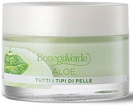 Крем для лица с органическим соком алоэ - Bottega Verde Aloe 24H Face Cream — фото N1