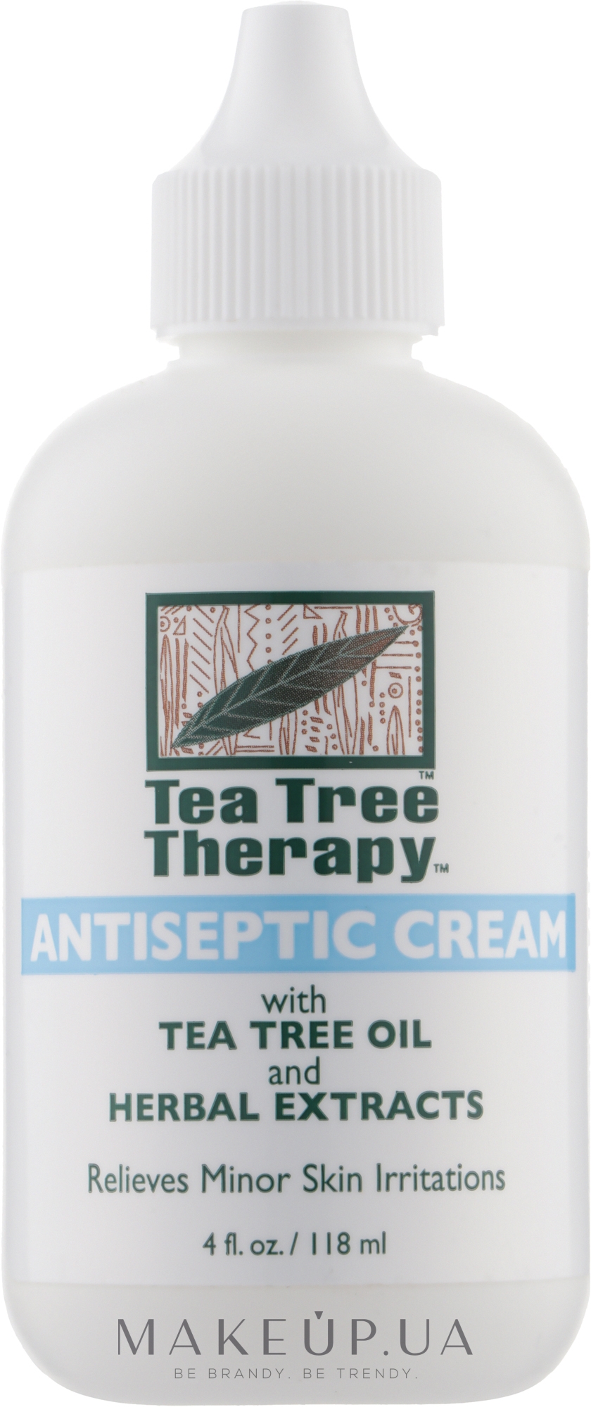 Антисептичний крем з олією чайного дерева - Tea Tree Therapy Antiseptic Cream With Tea Tree Oil — фото 118ml