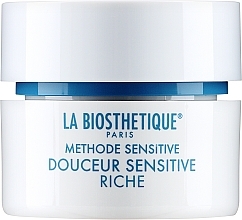 Парфумерія, косметика Регенерувальний крем для сухої та дуже сухої чутливої шкіри - La Biosthetique Douceur Sensitive Riche Cream