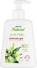 Гель для інтимної гігієни з алое-вера - Aroma Intimate Cream-wash Aloe Vera — фото N1
