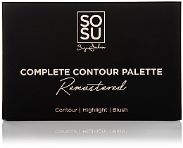 Палетка для контурування обличчя - Sosu by SJ Magnetic Refillable Complete Contour Palette — фото N3