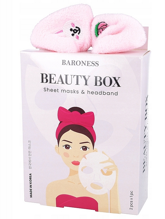 Набор - Beauadd Baroness Beauty Box (f/mask/2x21g + cosmetic/bandage/1szt) — фото N1