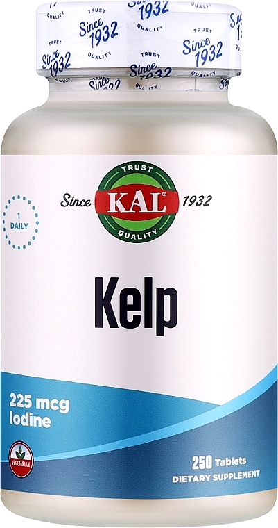 Пищевая добавка "Йод" - Kal Kelp Iodine 225 Mcg — фото N1