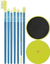 Набор кистей для глаз - Real Techniques Prism Glo Eye Brush Set Shimmer Eye Kit — фото N1