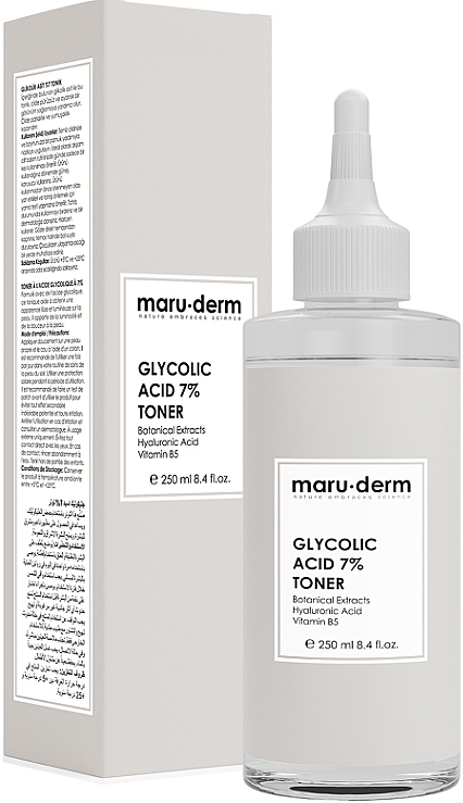 Тонік для обличчя з гліколевою кислотою 7% - Maruderm Cosmetics Glycolic Acid 7% Toner — фото N1