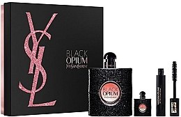 Парфумерія, косметика Yves Saint Laurent Black Opium - Набір (edp/90ml + edp/7.5 ml + mascara/2ml)