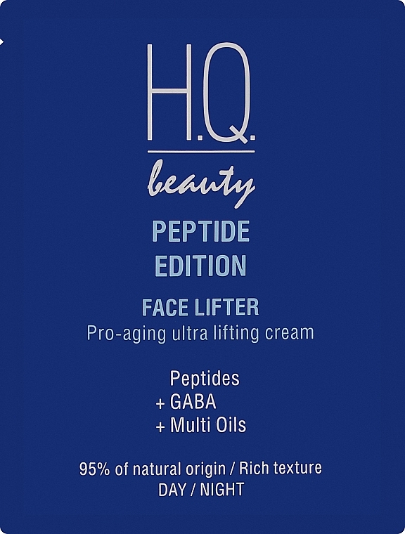 Ліфтинг-крем для обличчя - H.Q.Beauty Peptide Edition Face Lifter (пробник) — фото N1