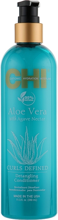 УЦЕНКА Набор - CHI Aloe Vera Oil (shampoo/340ml + cond/340ml + oil/89ml) * — фото N4