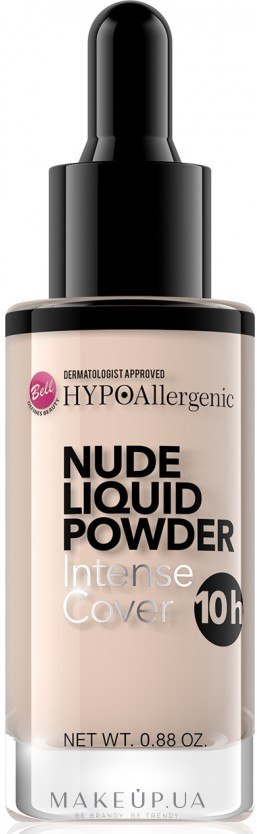Рідка пудра - Bell Nude HypoAllergenic Powder — фото 01 - Porcelain