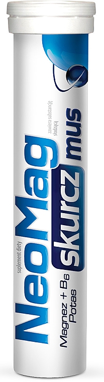 Диетическая добавка в шипучих таблетках - Aflofarm NeoMag Skurcz Mus — фото N1