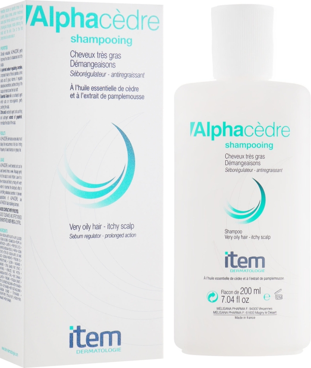 Шампунь для жирного олосся - Item Alphacedre Shampooing for Very Oily Hair — фото N1