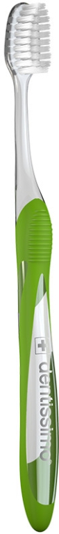 Зубная щетка с мягкой щетиной, зеленая - Dentissimo Sensitive — фото N3