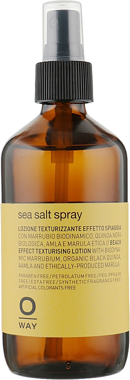 Спрей текстурирующий для волос - Oway Sea Salt Spray 